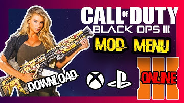 BO3 Modding online Mod menu Tutorial ! COD BO3 - Xbox - Playstation - PC - 2018