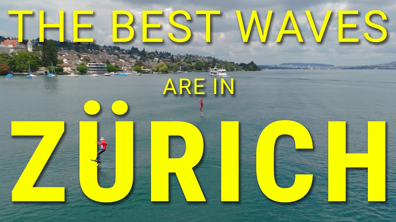 The Best waves are in Zurich - Hydrofoil