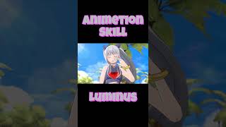 Animations Skill Luminus #isekaimemories #anime #slime #games #gacha #animeedit