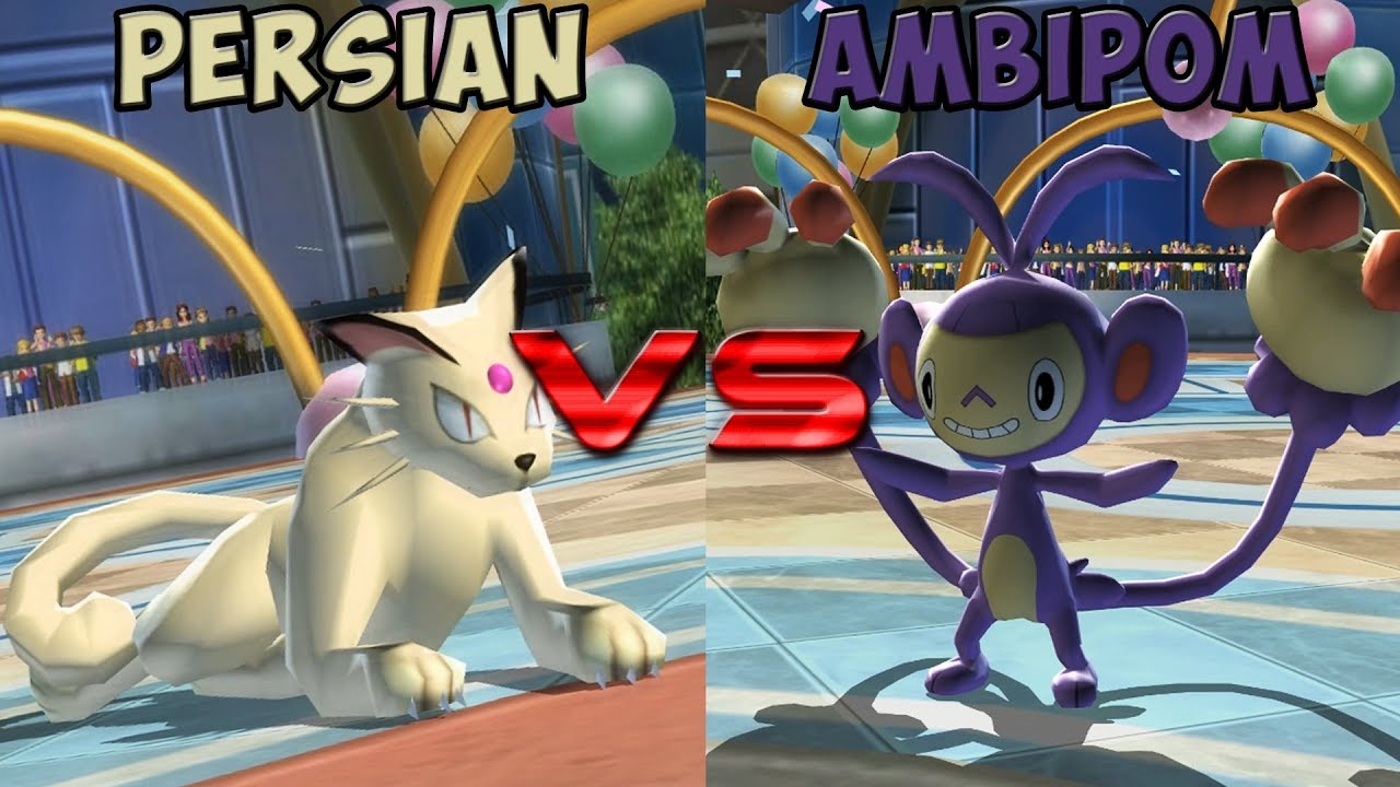 Pokemon battle revolution - Persian vs Ambipom