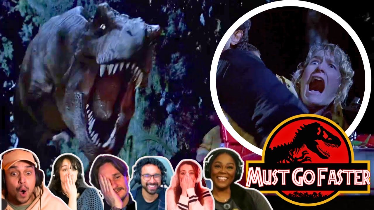 Best "Must Go Faster!" Reactions | JURASSIC PARK (1993)