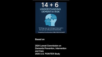 Understanding dementia risk - 14 + 6