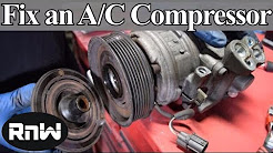 How to Diagnose and Replace an A/C Compressor Coil, Clutch and Bearing on Your Car