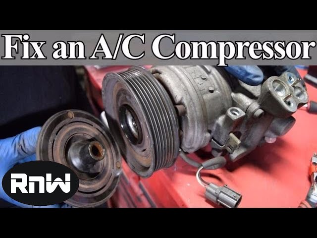 Konsulat Barbermaskine billede How to Diagnose and Replace an A/C Compressor Coil, Clutch and Bearing on  Your Car - YouTube