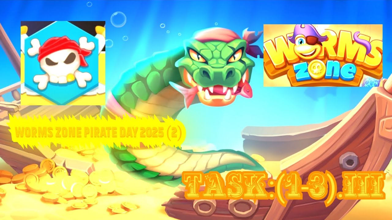 Worms Zone Mod Menu Pirate Day ☠️ 2025 Gameplay (2).Task(13).iii