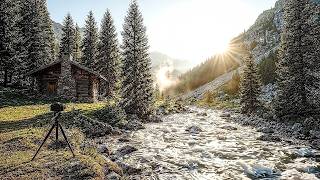 Sunrise Glow On Calm Mountain Lake - Soft Atmosphere & Misty Alpine Lake Reflection screenshot 4