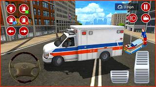 Ambulans Oyunu izle 4K | American Ambulance Simulator #577 Ambulans oyunları (Yeni) Android Gameplay
