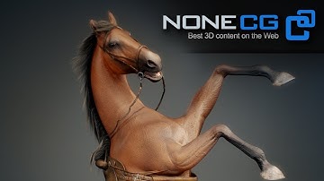 Animated Horse 3D Model by NoneCG