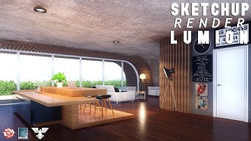 Lumion 6 Rendering Tutorial #48 - Modern Wood/Concrete House