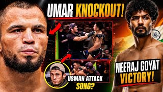 Umar Nurmagomedov KNOCKED OUT! | Usman Attacked SONG? | NEERAJ Goyat VICTORY!