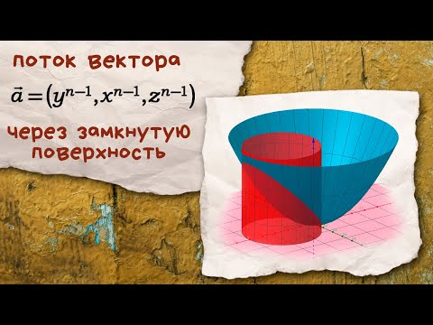 Поток векторного поля через замкнутую поверхность