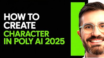 How To Create Character In Poly Ai (2025)