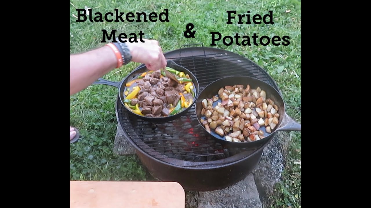 Blackened Meat Recipe| Outdoor cooking| WITH VENISON - YouTube