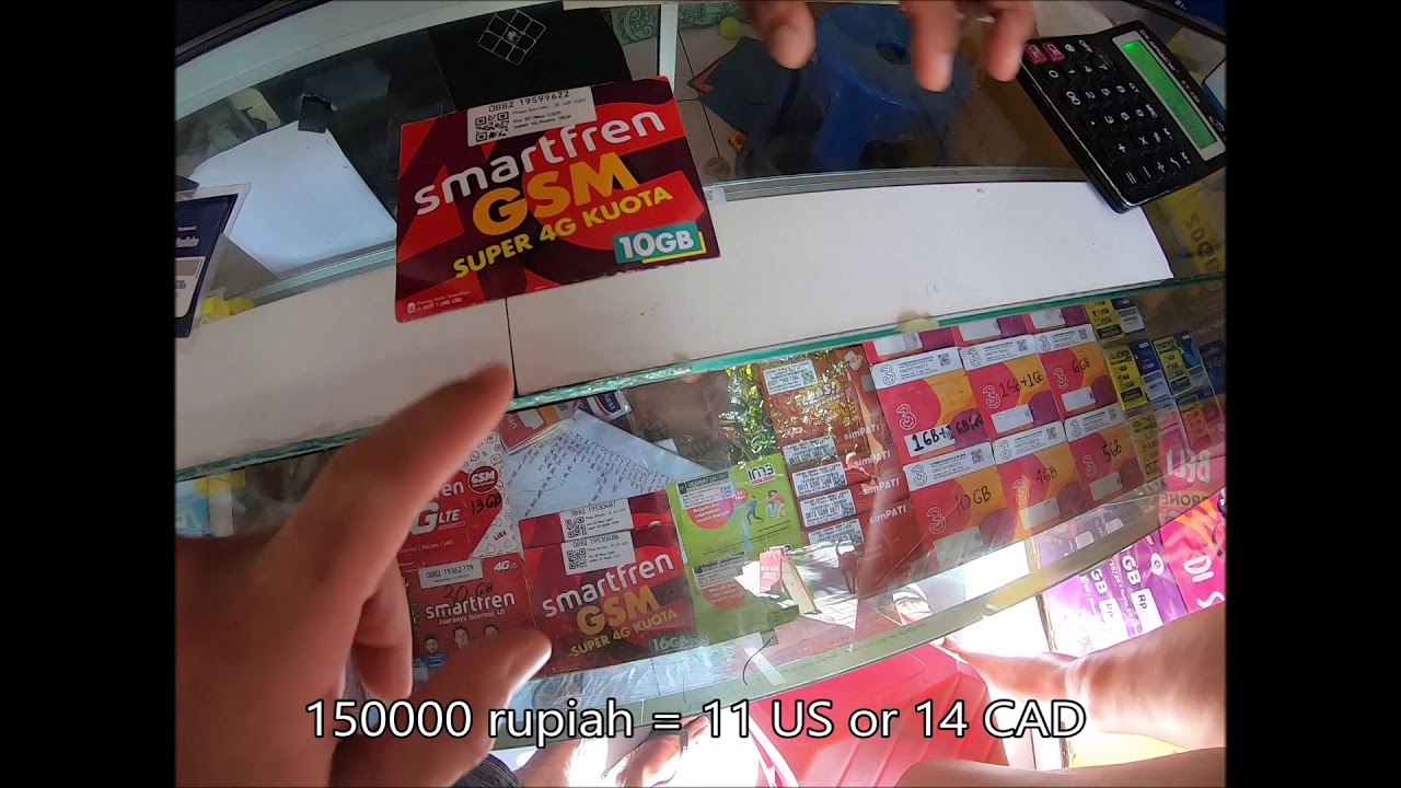 How much is a prepaid data plan in Bali