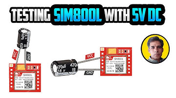 SIM800l Powering 5v DC | SIM800L Not Connecting To Network