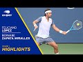 Feliciano Lopez vs Bernabé Zapata Miralles Highlights | 2021 US Open Round 1