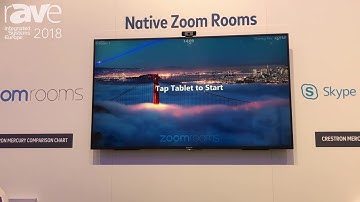 ISE 2018: Crestron Shows Off Crestron Mercury Collaboration Device for Meeting Rooms