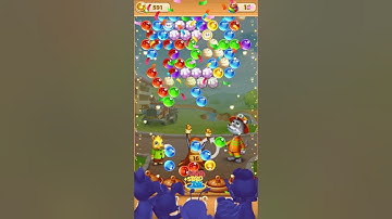 Bubble Pop Forest Rescue Level 189 no booster [Gameplay Walkthrough] optimized for smartphones