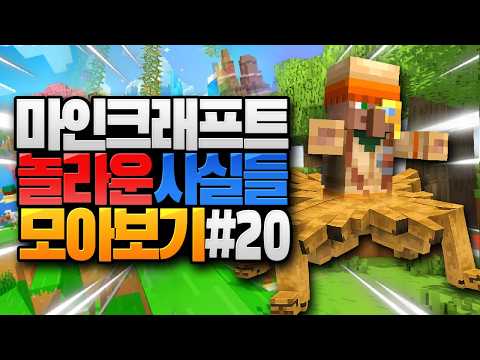 마인크래프트 놀라운 사실들 모아보기 #20 (Minecraft)