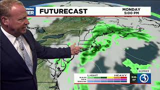 FORECAST: Overcast with periods of rain today, weather improves tomorrow
