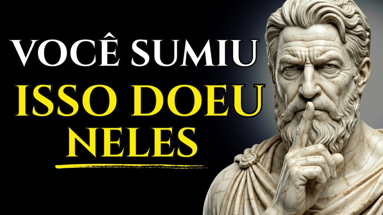 O Seu Sumiço Destrói a ARROGÂNCIA alheia: O Efeito Fantasma | ESTOICISMO