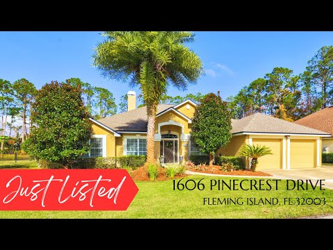 1606 Pinecrest Drive, Fleming Island, FL home video tour
