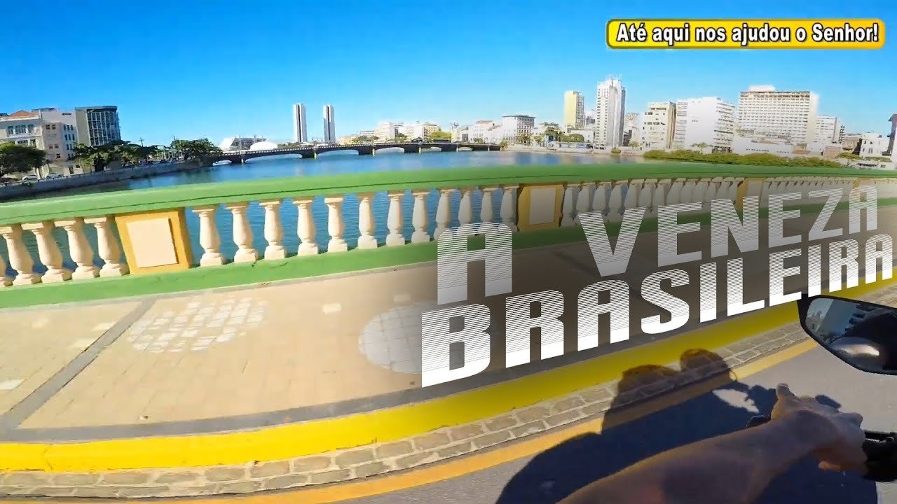 MOTOVLOG de FZ15 na BELEZA da cidade do RECIFE