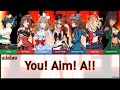 ウマ娘「You! Aim! A!!」FULL VER. colour coded 【パート分けしてみた】/romaji / แปลไทย / Thai sub