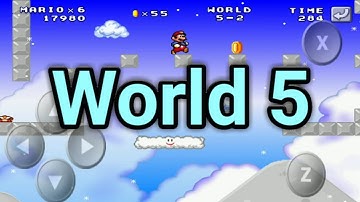 Mario Forever Android Ice Version - World 5 gameplay