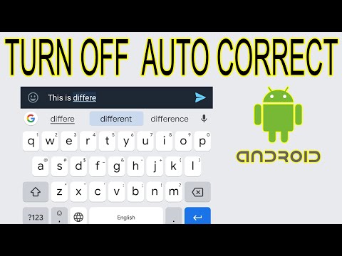 تصویری: چگونه می توانم AutoCorrect را در Google خاموش کنم؟