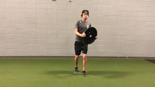 Reverse Slider Lunge Low to High Wood Chop