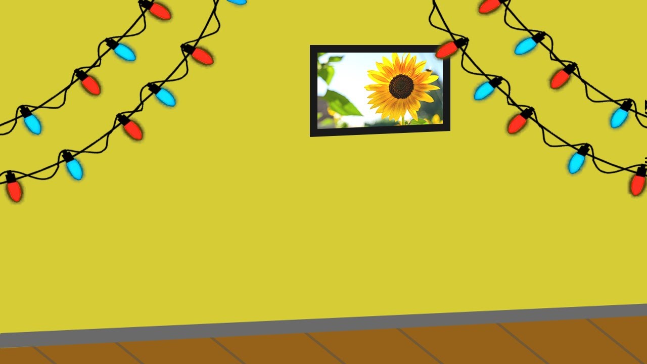 String Lights Green Screen Video