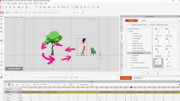 Cartoon Animator 4 Tutorial how to google character image Walking Animation Move