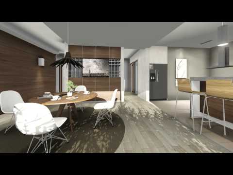 Video: Medinio namo interjero dizainas