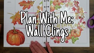 Plan With Me | Window Clings in Memory Book | Classic Vertical Layout