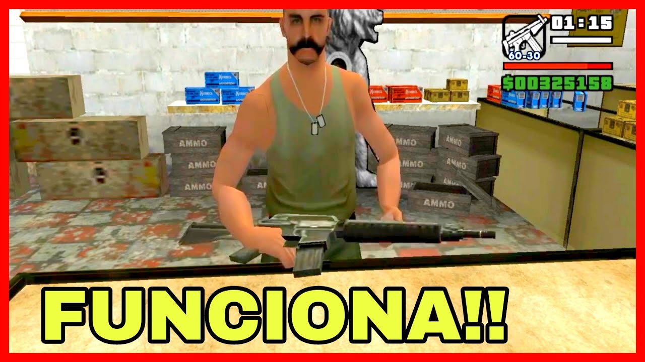 Conseguir MUNICION INFINITA en GTA San Andreas sin TRUCOS ni MODS