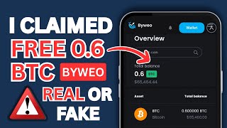 I CLAIMED FREE 0.6 BTC on Byweo – But Here Is What Happened Next…