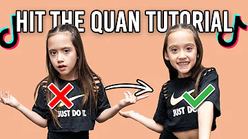 8 Year Old Leads "HIT THE QUAN" TikTok Tutorial 💥