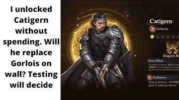 KING OF AVALON: I unlocked Catigern without spending, will he replace Gorlois? Testing will decide