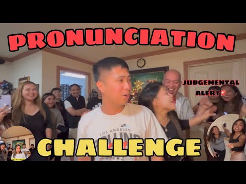 V82 PRONUNCIATION CHALLENGE | FAMILY EDITION