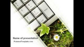 Utilization PowerPoint Template by PoweredTemplate.com