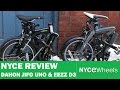 Dahon Jifo Uno and EEZZ D3 Comparison - Compact Folding Bikes