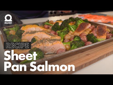 Easy Salmon Recipe: Sheet pan salmon with veggies