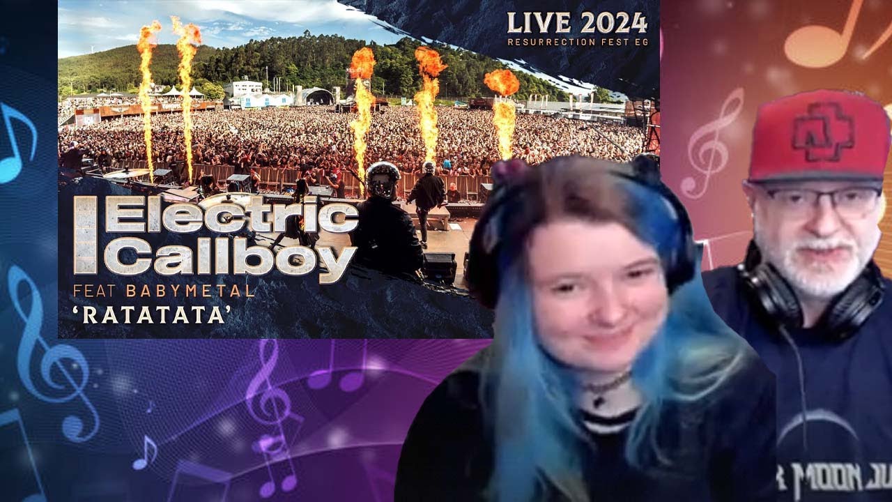 Dad&Daughter REACTION: ELECTRIC CALLBOY ft BABYMETAL - RATATATA - Live