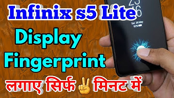 How to display fingerprint lock infinix s5 lite | infinix s5 lite display fingerprint lock