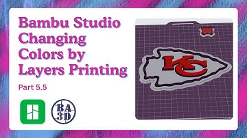 How to Change Colors by Layer in Bambu Studio - Beginner Tutorial