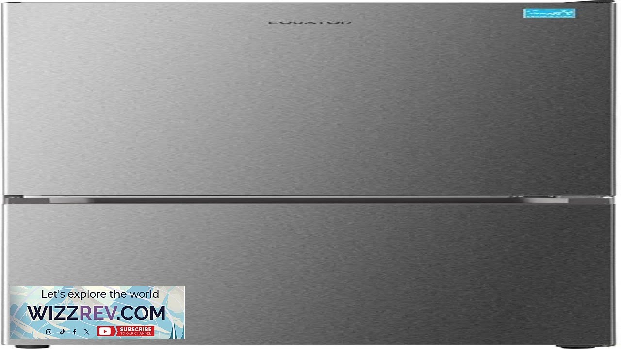 Equator Bottom Mount Refrigerator Freezer FACTORY INSTALLED ICE MAKER Frost Free Reversible