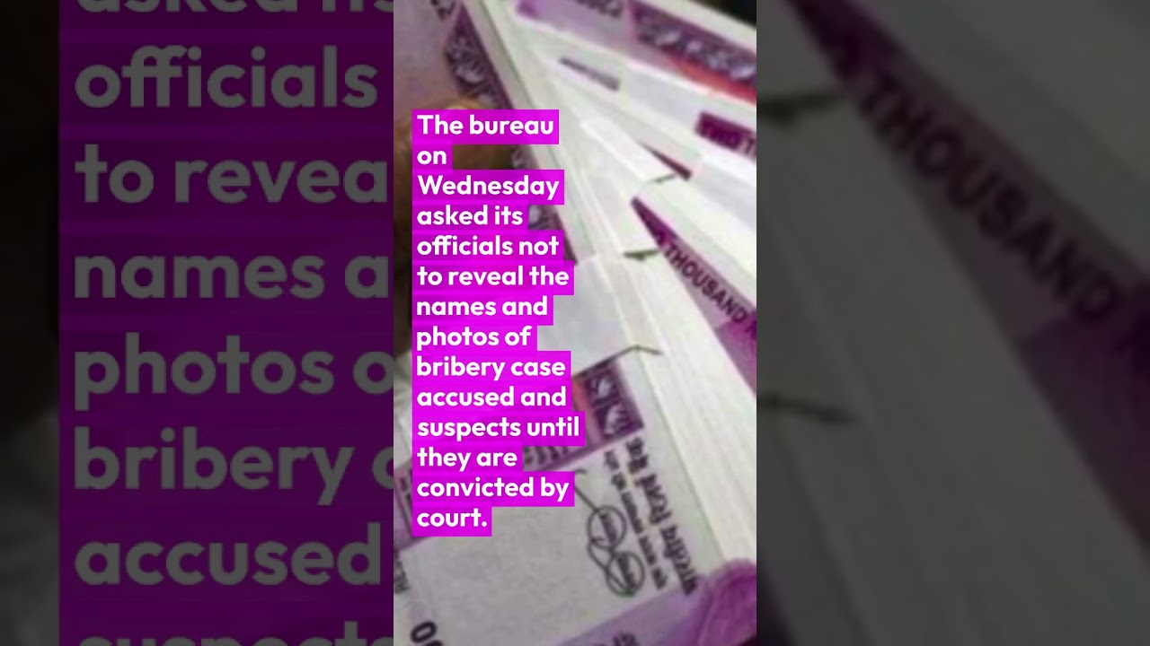 Rajasthan ACB takes back order prohibiting releasing names & photos of bribery accused