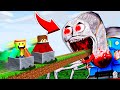 THOMAS LE TRAIN ME MANGE SUR MINECRAFT ! Le Monstre est hanté a la Horreur !