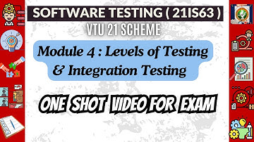 ST Mod4 : Important Questions+ Notes | ONE SHOT VIDEO FOR EXAM-Software TESTING-(21IS63) #vtu#21is63